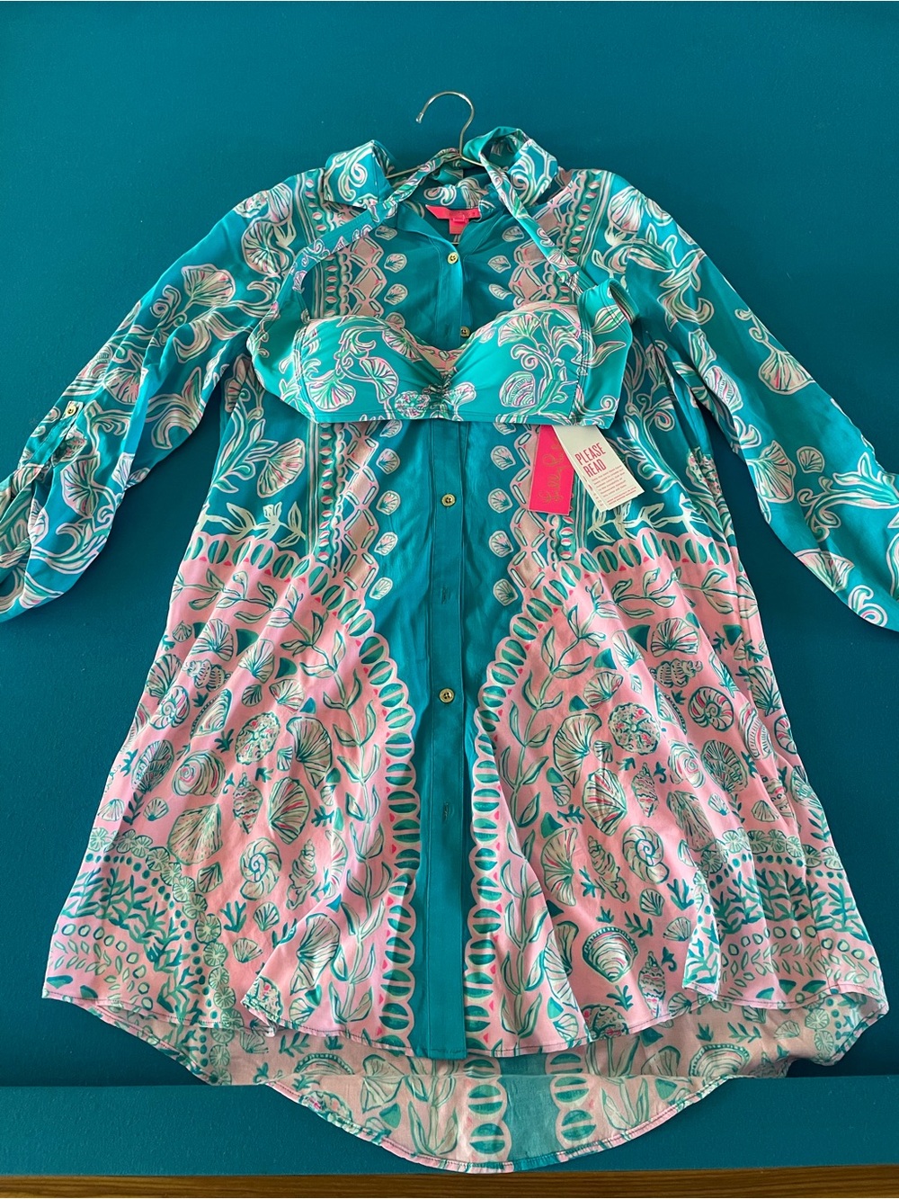 NWT Lilly Pulitzer Bikini Top & Cover Up 6/XS